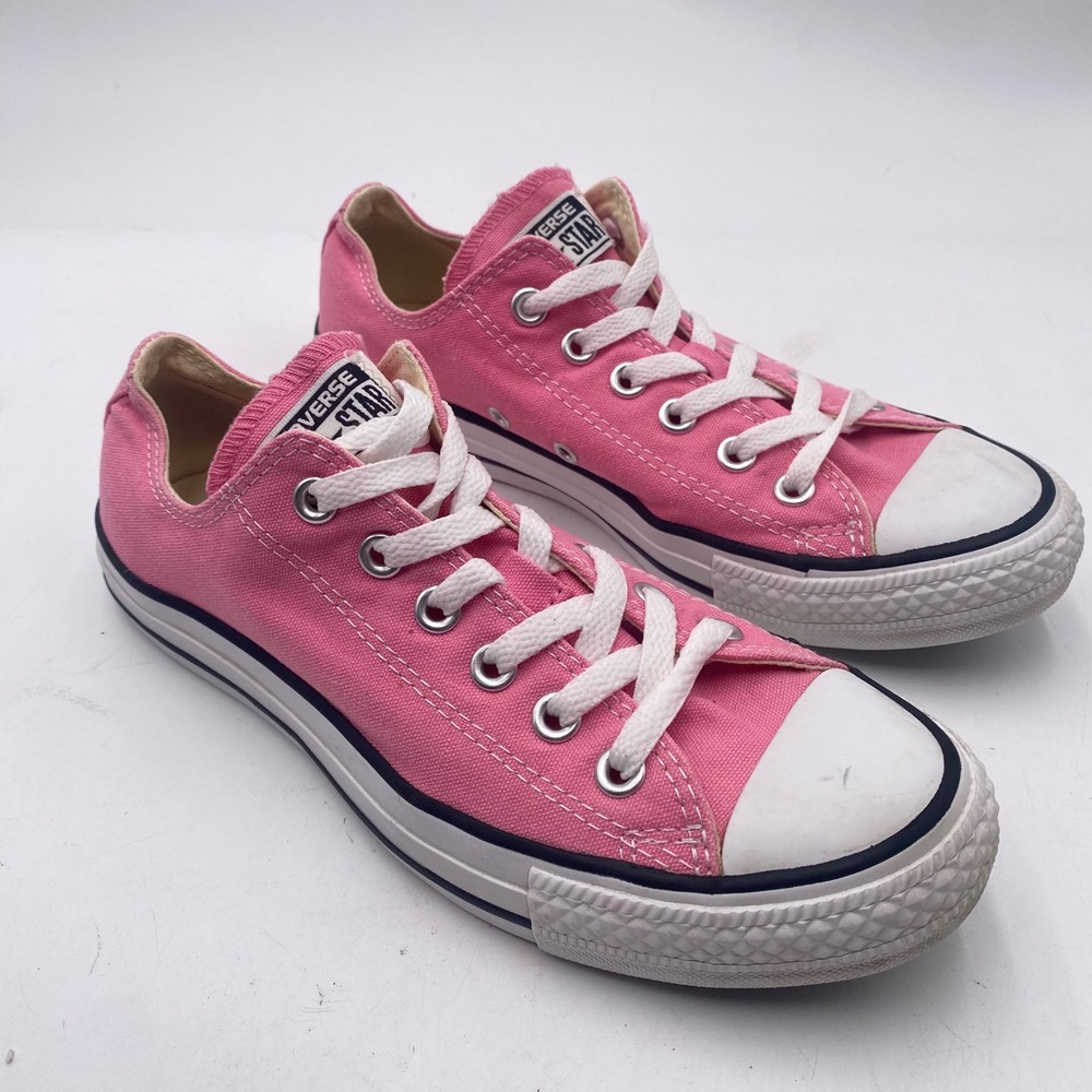 Converse Chuck Taylor All Star Low Top Shoes Womens 8 Mens 6 Pink Canvas M9007
